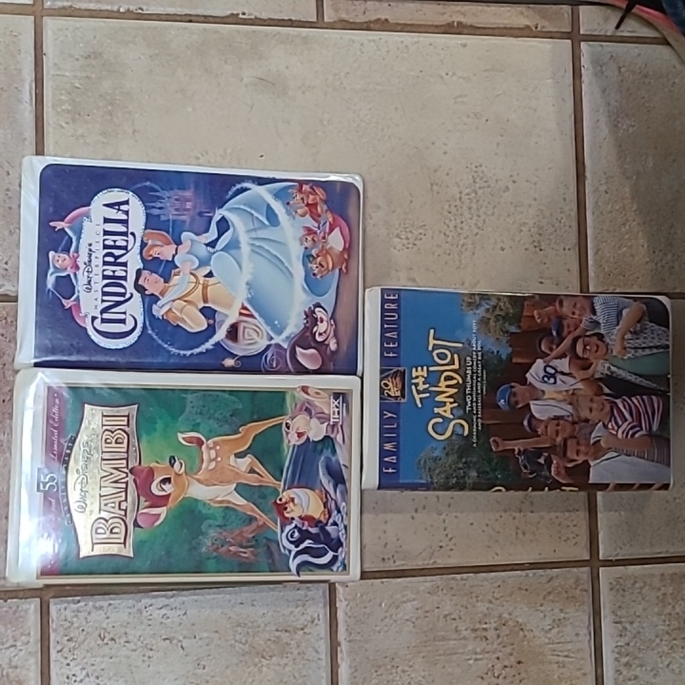 VHS movie lot